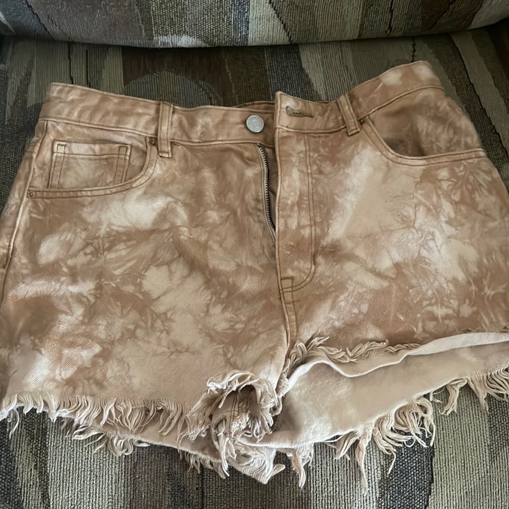 Pacsun khaki jean shorts